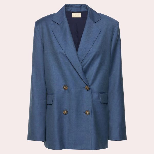 chaqueta azul