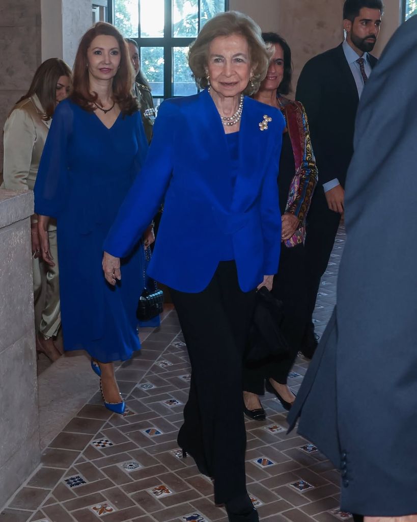 La reina Sofía en Miami, 2026.