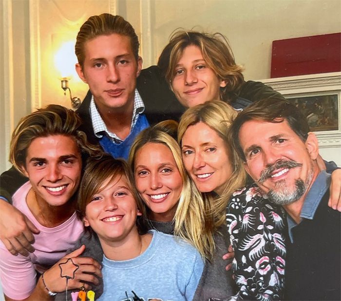 La familia de Pablo de Grecia y Marie-Chantal