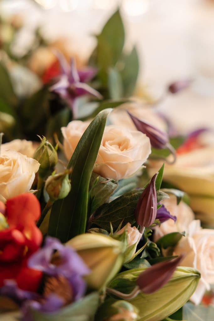 Detalles flores de la especial velada en Luxemburgo