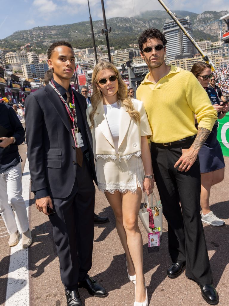 Alexandre Grimaldi, Camille Gottlieb y Baptiste Giabiconi