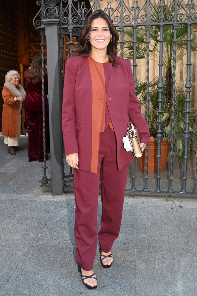 Tana Rivera en el bautizo de Nicolás Rivera Montes