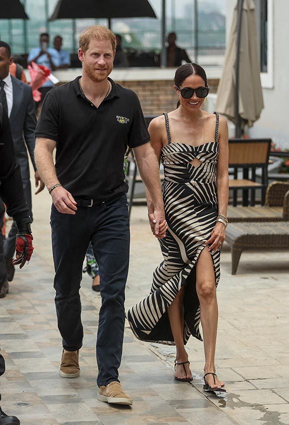 Los duques de Sussex en su segundo día de gira por Nigeria