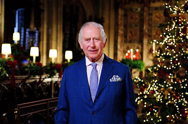  Carlos III durante el discurso de Navidad