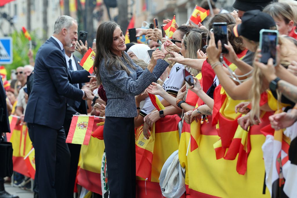 El rey Felipe VI y la reina Letizia