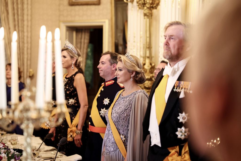 Imágenes de la gran cena de gala en el Palacio Gran Ducal
