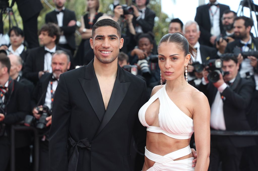 Achraf Hakimi e Hiba Abouk