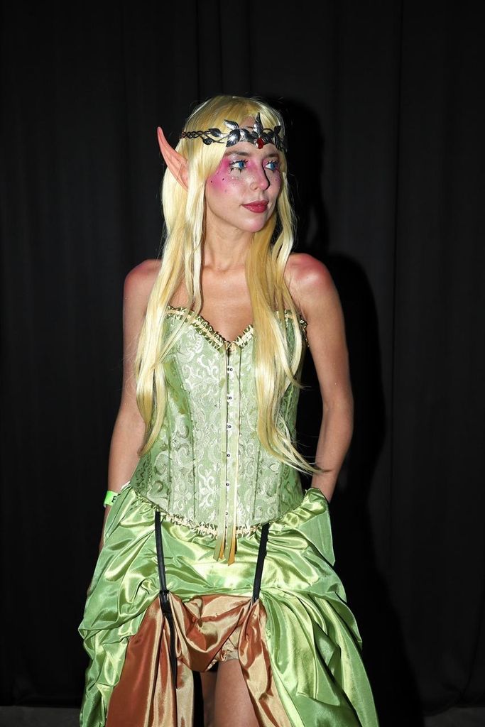 Majo Aguilar se caracterizó como una princesa del videojuego 'The Legend of Zelda'.