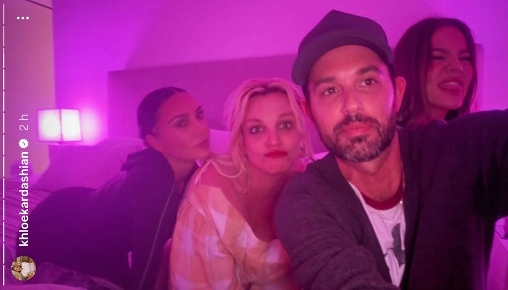 Britney Spears compartió una relajada velada al lado de las famosas hermanas