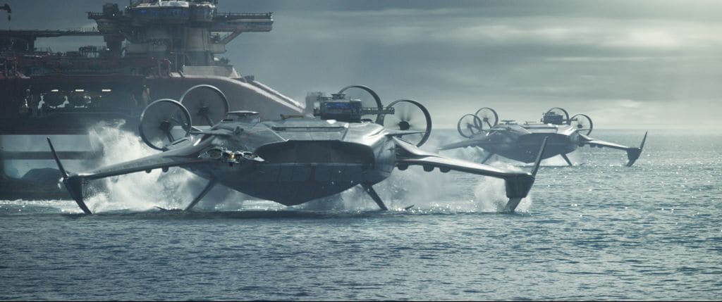 La amenaza de los humanos que se cierne sobre los protagonistas del filme