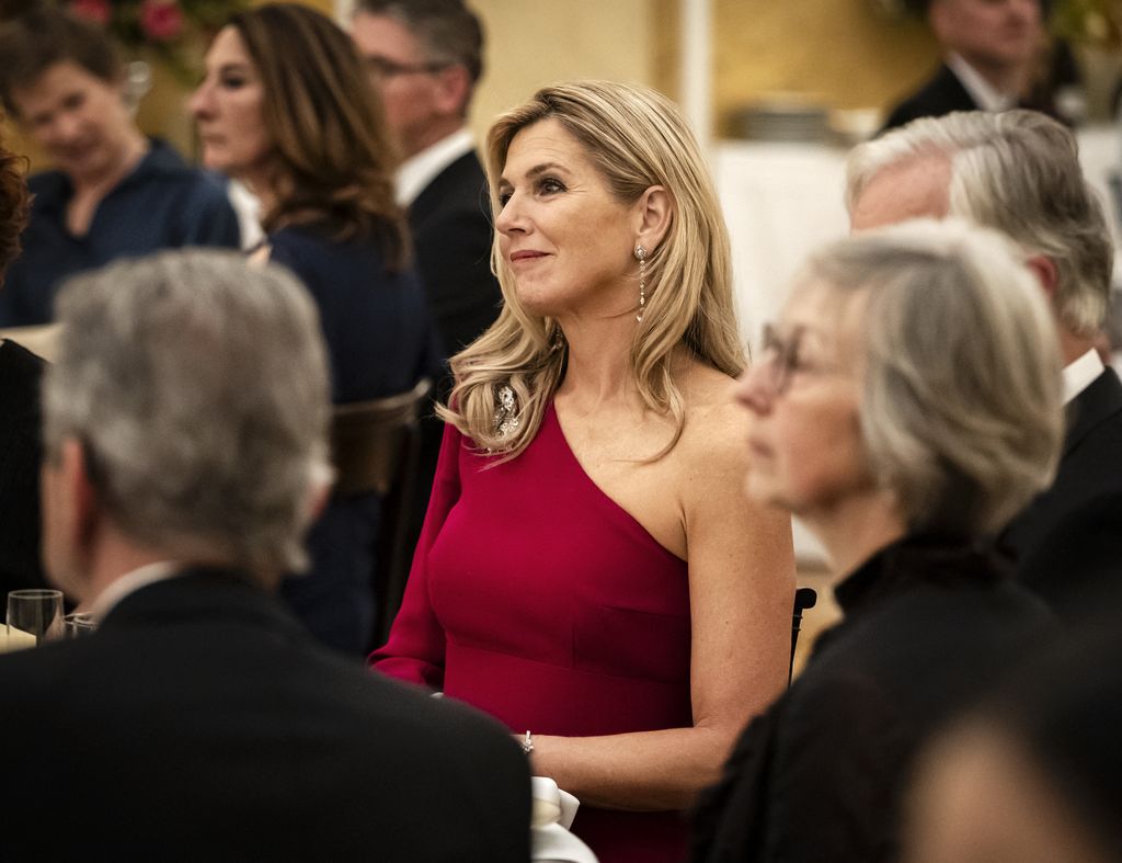 La reina Máxima luce de lo más elegante en el banquete ofrecido al Consejo de Estado