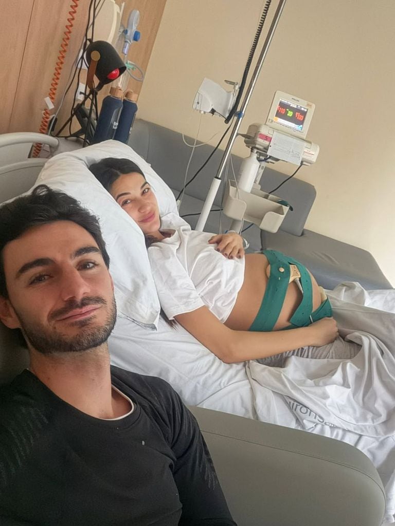 Estela y Juan en el hospital