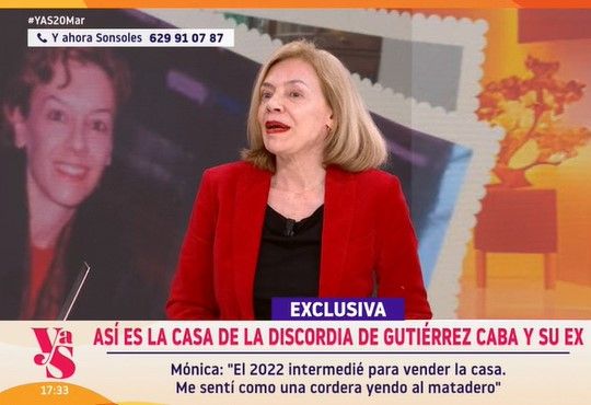 Mónica, expareja de Emilio Gutiérrez Caba, en 'Y ahora Sonsoles'
