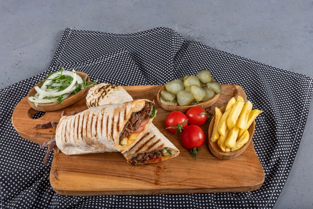 Wraps de carne