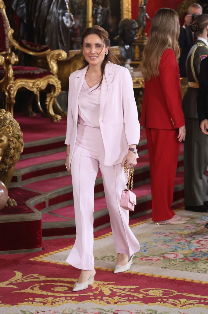 Paloma Segrelles en el tradicional besamanos