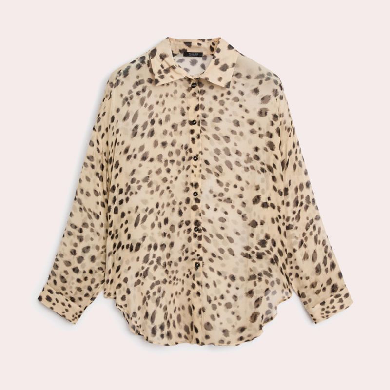 Camisa fluida animal print