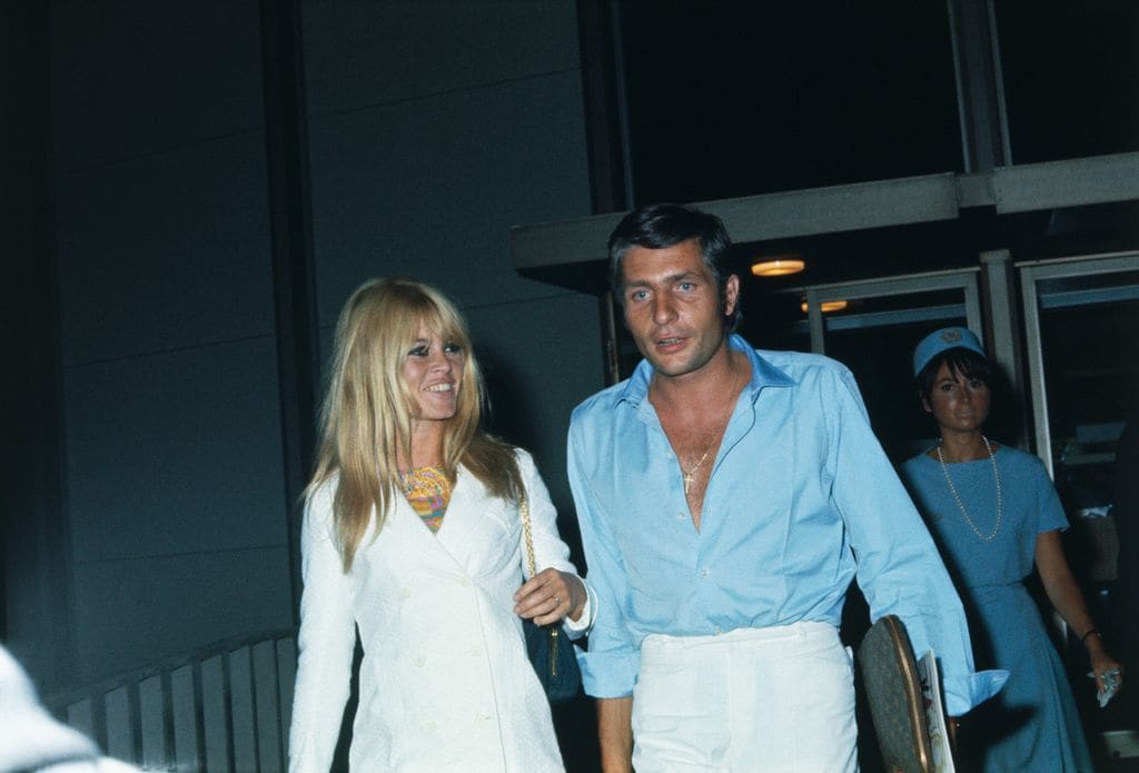 Brigitte Bardot y Gunther Sachs, su tercer esposo 