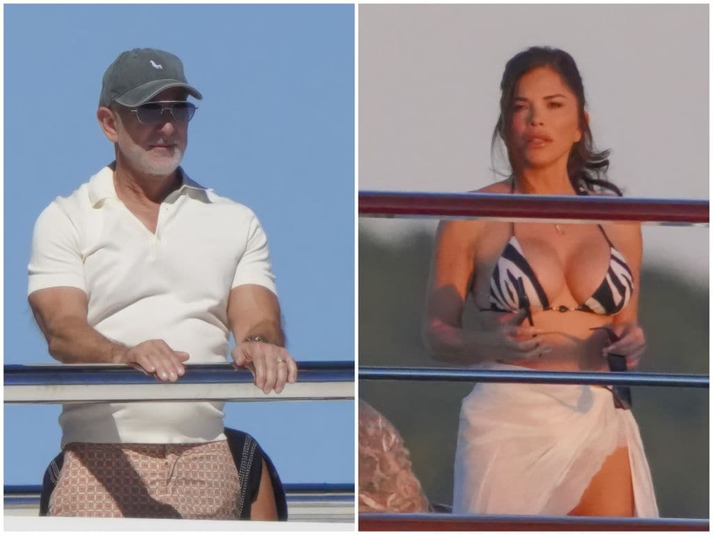 Jeff y Lauren despidieron el 2025 a bordo del Koru en Saint Barth.