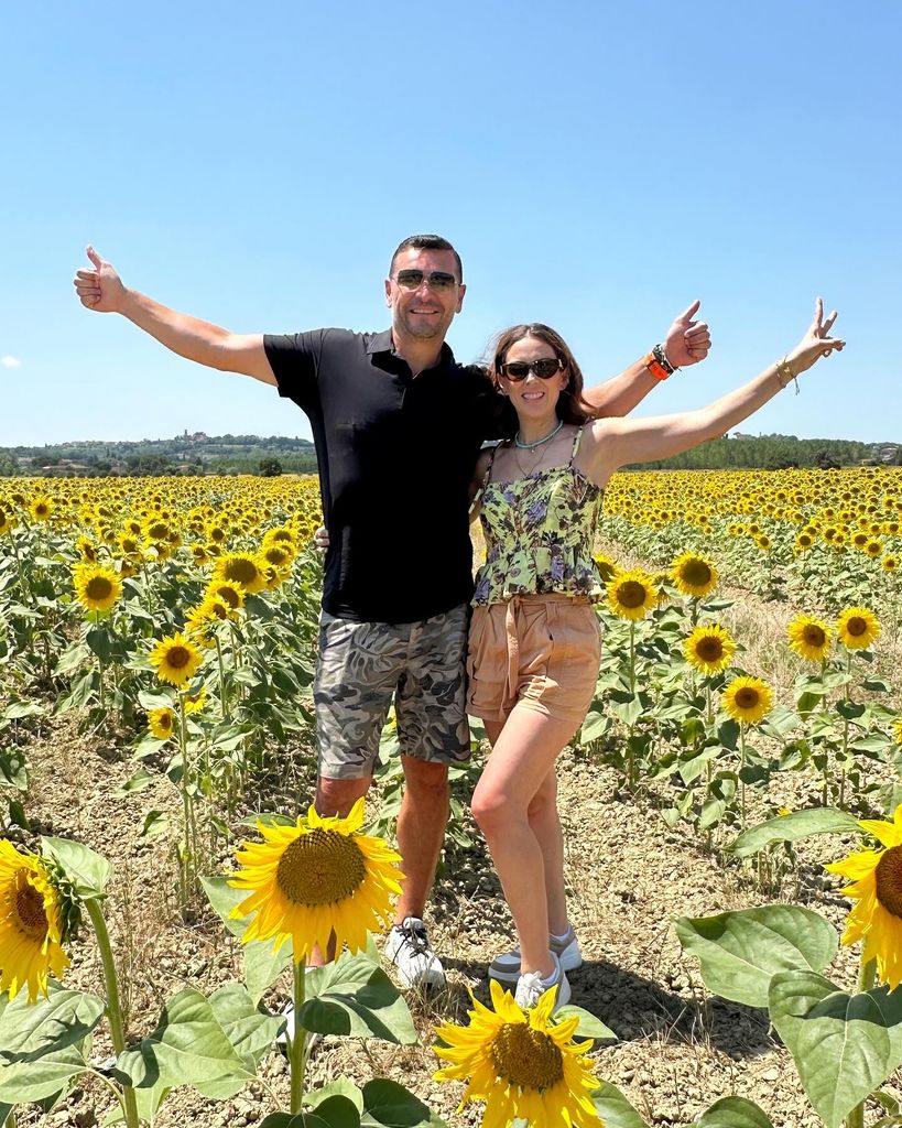 Jacky Bracamontes y Martín Fuentes
