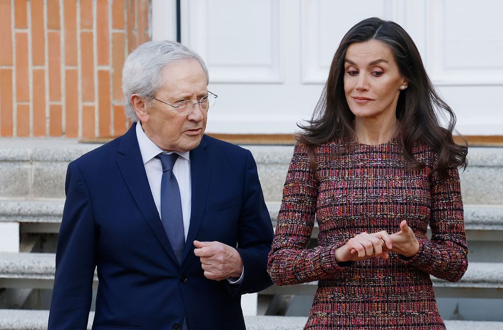 La reina Letizia, en Zarzuela con Ónega