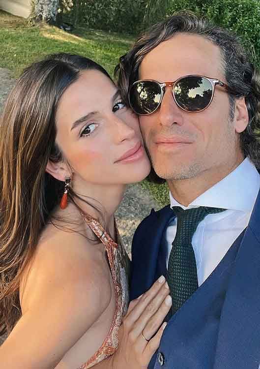 Feliciano López y Sandra Gago