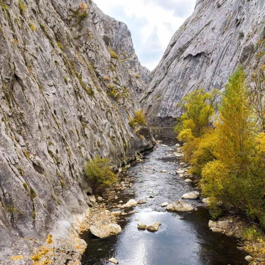 Hoces de Vegacervera en otoño.