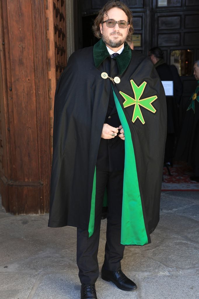 Francisco de Borbón en el funeral por su padre en Madrid