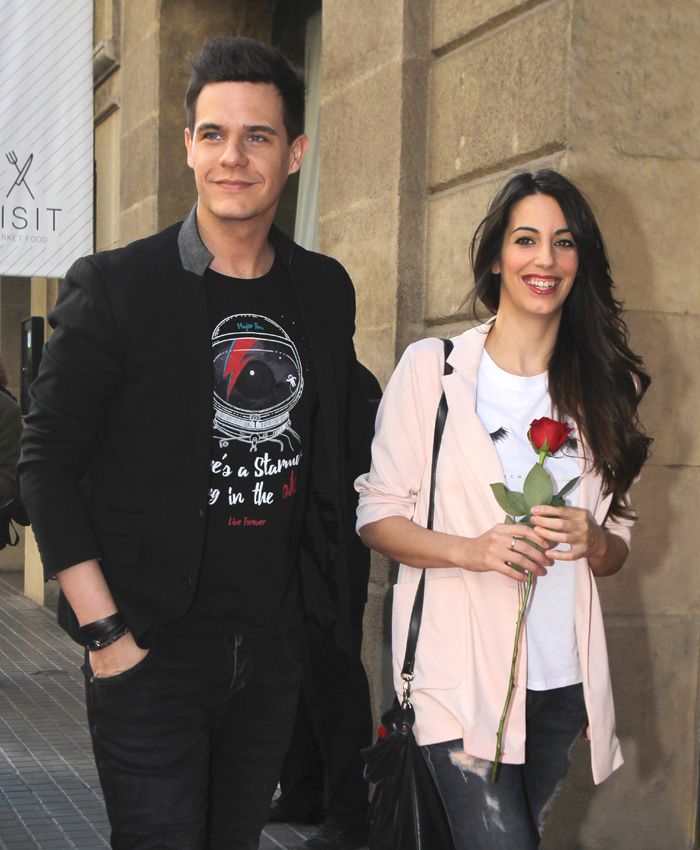 Almudena Cid y Christian Gálvez