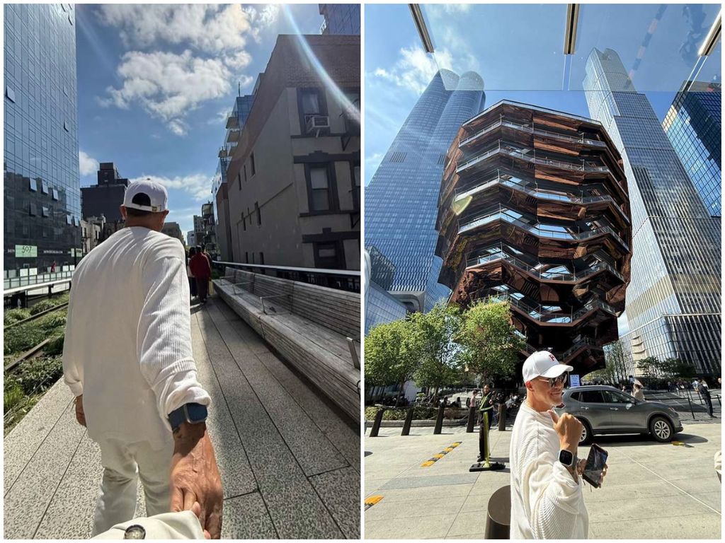 Alejandro Sanz y Stepahnie Cayo disfrutaron de su escapada a Nueva York.