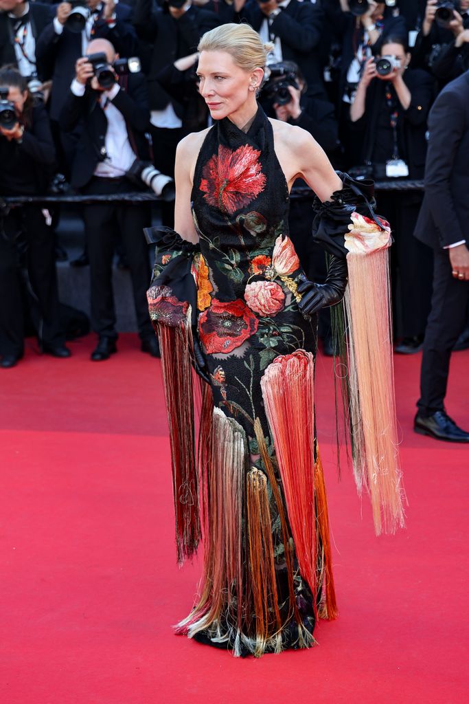 Cate Blanchett en la alfombra roja del Festival de Cannes 2026.
