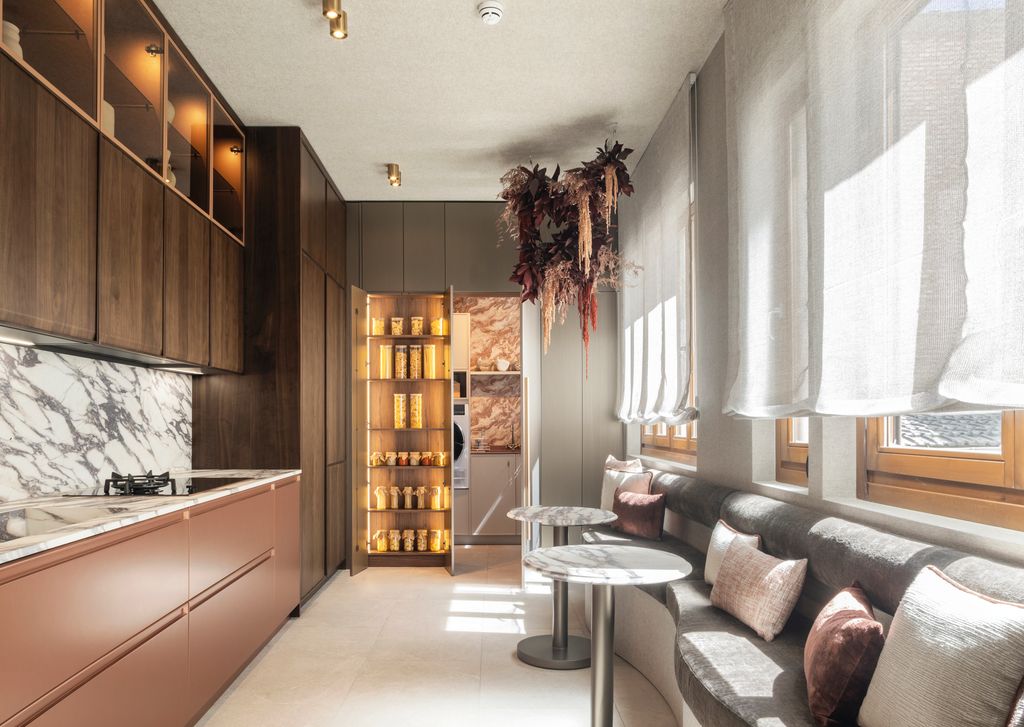Cocina en color cobre de Casa Decor 2026
