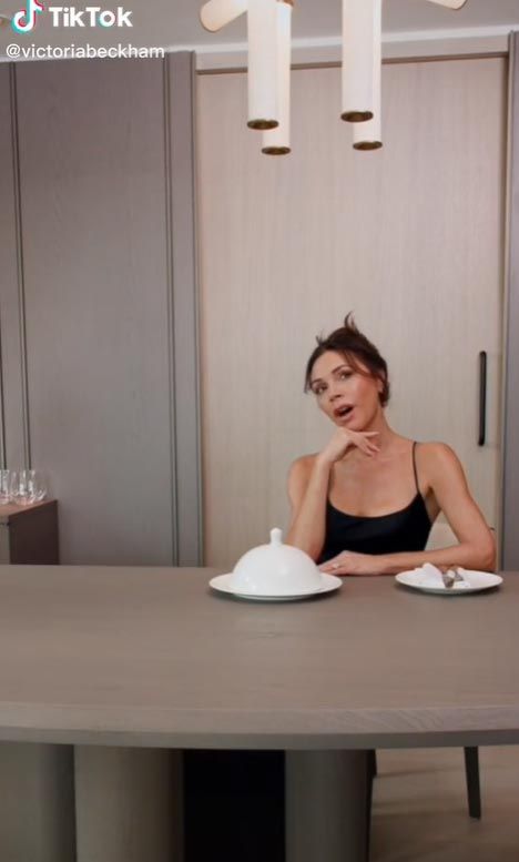 Victoria Beckham y su nuevo perfil de TikTok