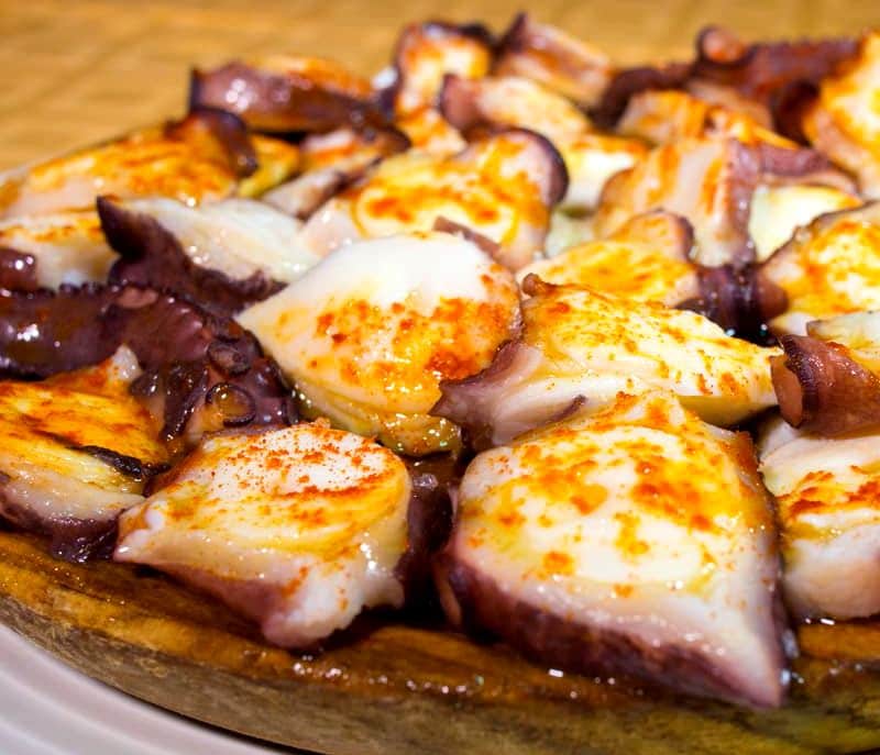 Plato de pulpo de ‘A Casa de Miguel’, uno de los restaurantes que Laura nos recomienda. 