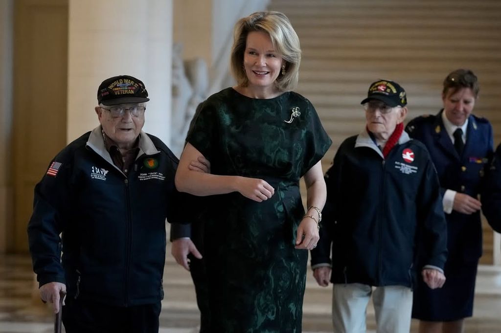 La Reina Matilde de Bélgica en el Castillo de Laeken
