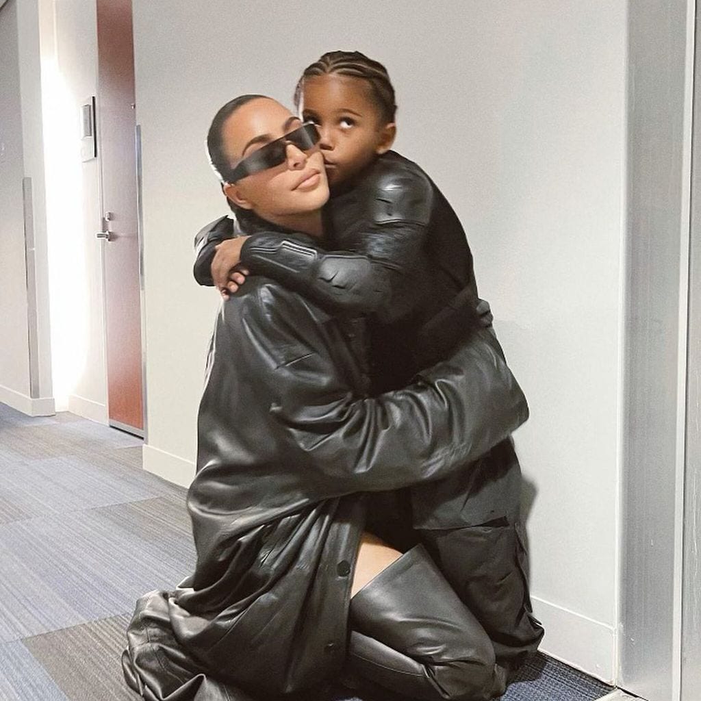 kim kardashian y saint