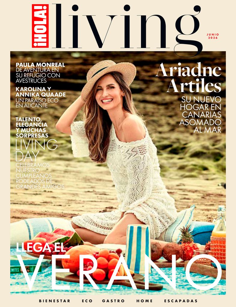 Ariadne Artiles en la portada de ¡HOLA! Living