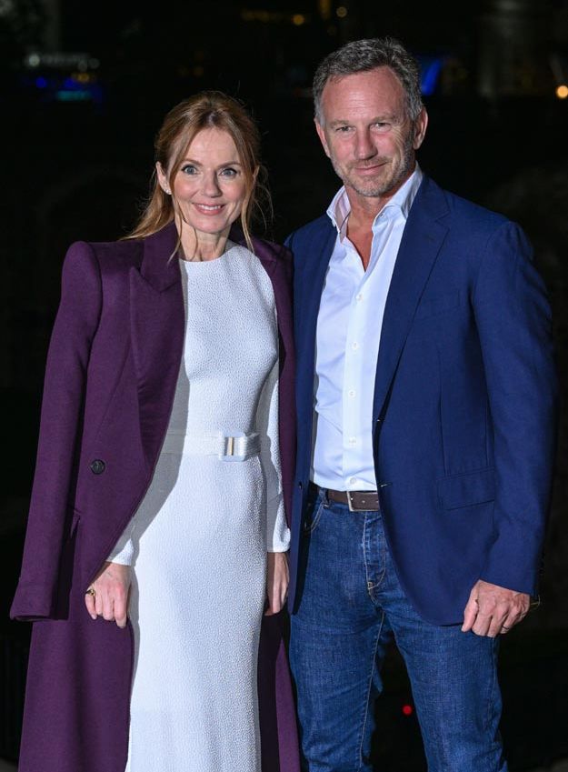 Geri Halliwell y su marido, Christian Horner