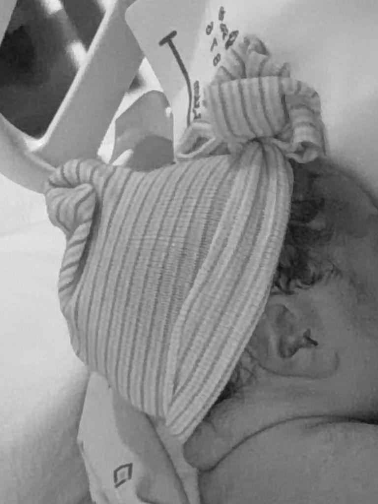 La presentadora de televisión compartió otra foto más de su hermosa bebé.
