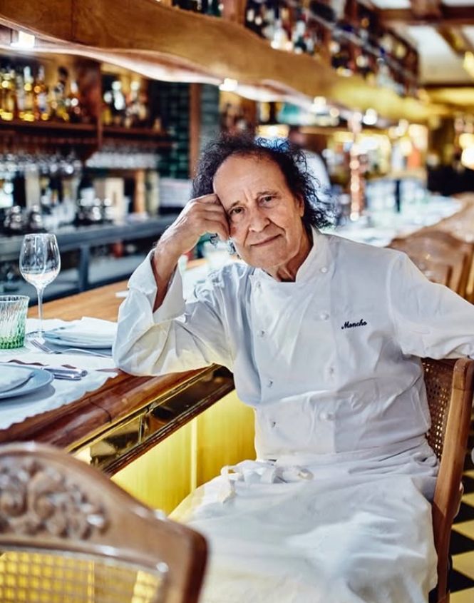 El chef Moncho Neira, fundador de Botafumeiro, tristemente fallecido el año pasado. 