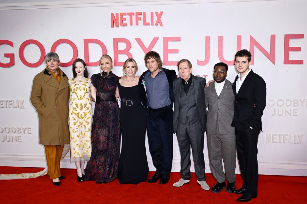 Kate Winslet y su hijo Joe Anders estrenan Goodbye June en Londres el 3 de diciembre de 2025