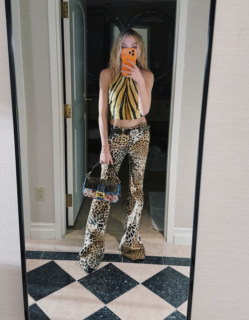 Este fue el look de Sofía Castro para su gran noche en Las Vegas. 