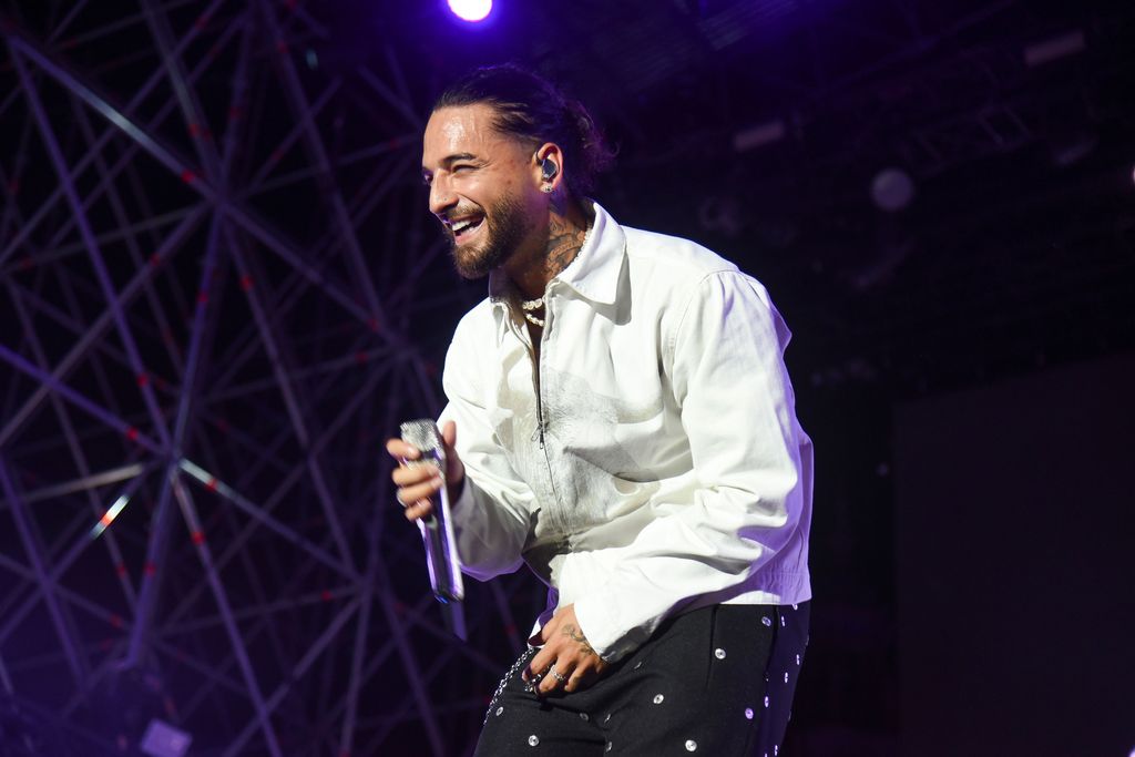 Maluma en el concierto de Sevilla