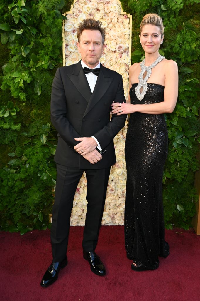 Ewan McGregor y su esposa Mary Elizabeth Winstead 