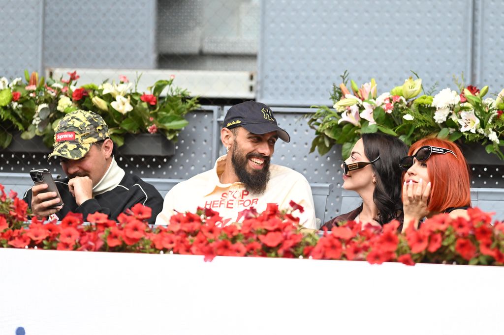 Borja Iglesias y María Valero en el Mutua Madrid Open
