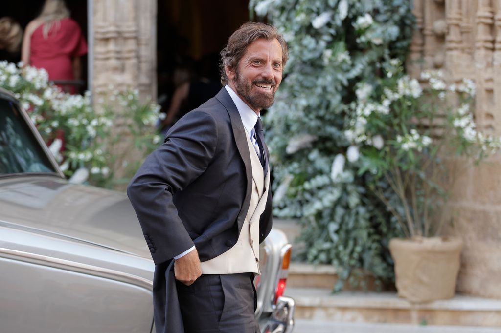 Quique Sánchez-Flores en la boda de su hija Paty Sánchez-Flores 