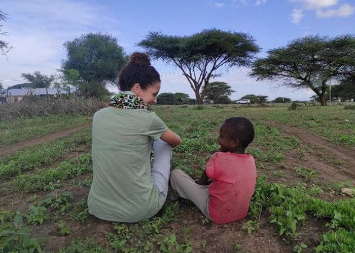 Sandra Blázquez en Kenia 