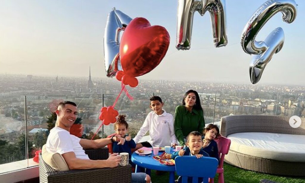 Familia de Cristiano y Georgina