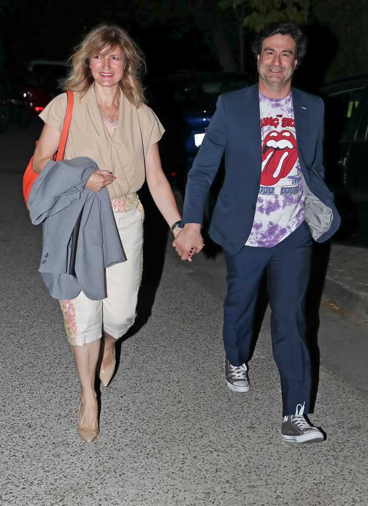 Pepe Rodríguez y su mujer, Mariví Fernández, en las calles de Madrid. Imagen de 2019