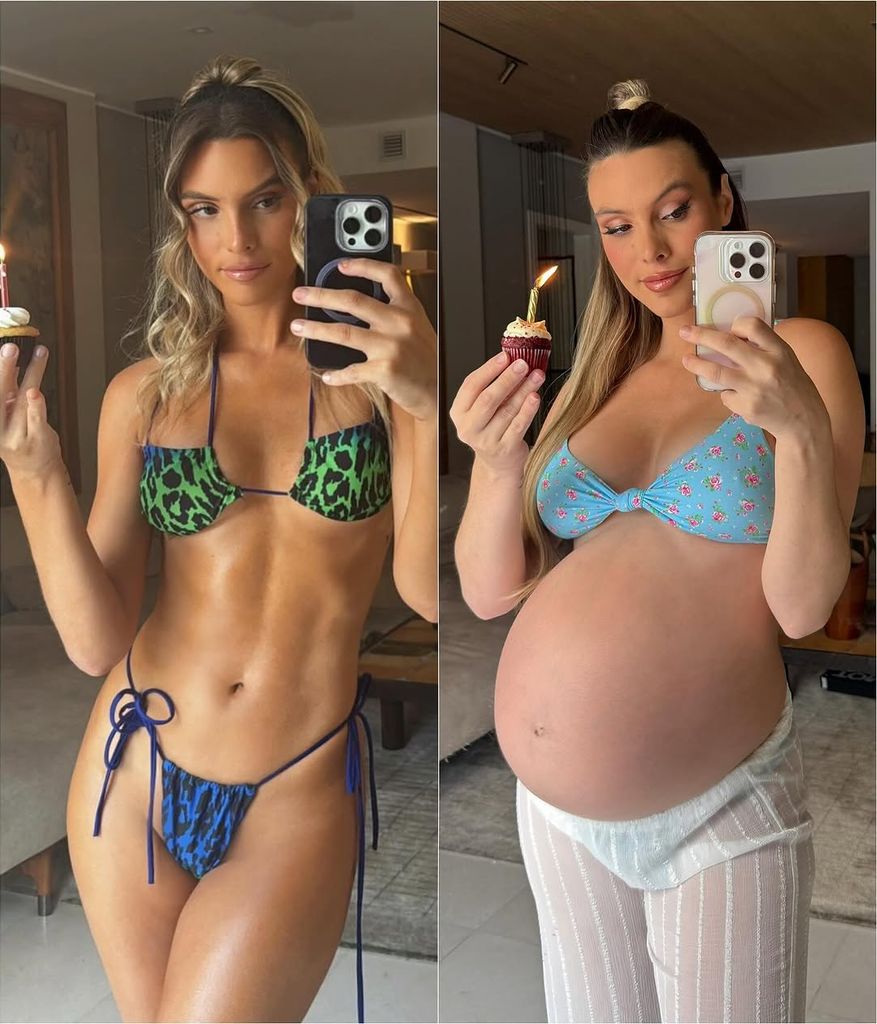 Lele Pons compartió en sus redes esta comparación de la celebración de su 29 cumpleaños, y el anterior, cuando aún no estaba esperando un bebé.
