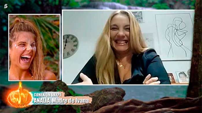 Ivana bromea con su madre al hablar de Hugo